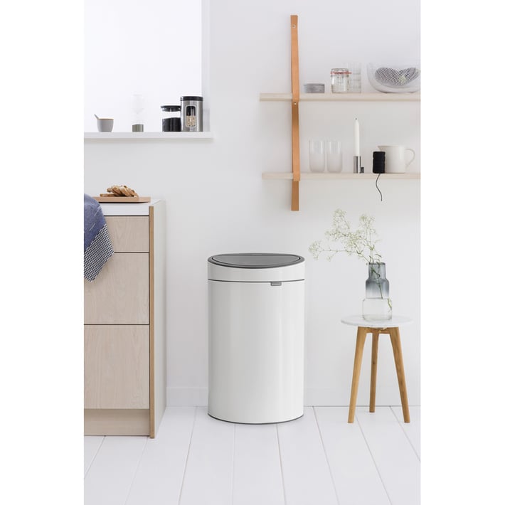 Кош за смет Brabantia Touch Bin New 40L, White