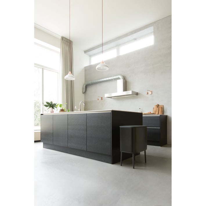 Кош за смет Brabantia Bo Touch 3x11L, Matt Black