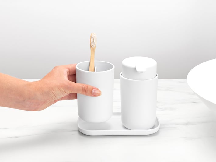 Комплект аксесоари за баня Brabantia ReNew White 3 части