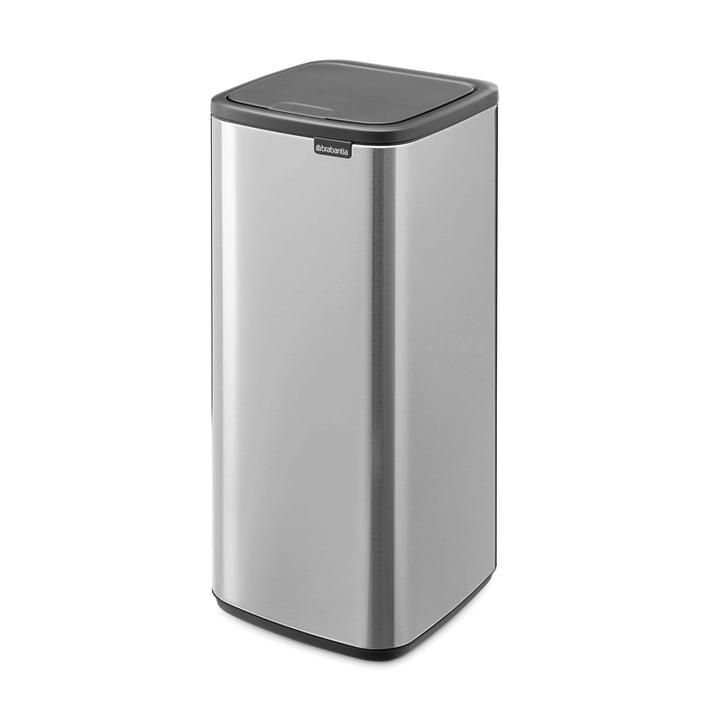 Waste Bin Brabantia Bo Touch 30L, Matt Steel Fingerprint Proof