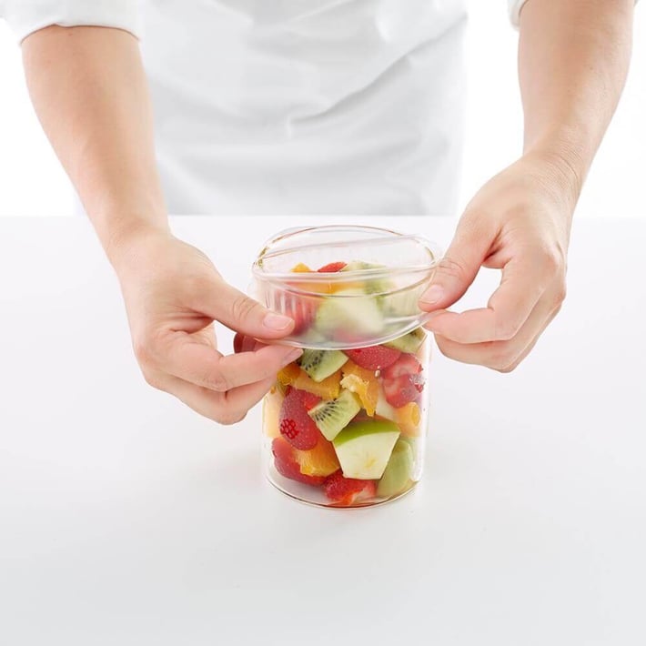 Комплект капаци за съхранение Lekue 2 броя, Ø8.5cm, силиконови