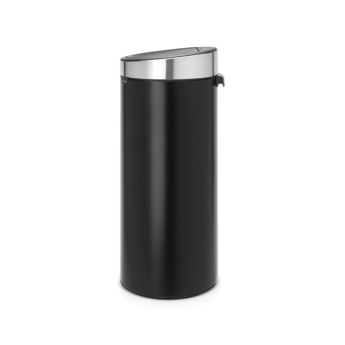 Кош за смет Brabantia Touch Bin New 30L, Matt Black, FPP капак