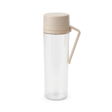Water Bottle Brabantia Make&Take Soft Beige 500ml, with Strainer