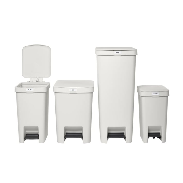 Кош за смет с педал Brabantia StepUp 16L, Light Grey