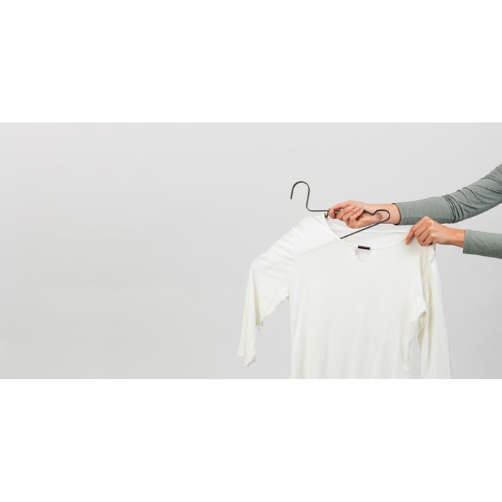 Закачалки за дрехи Brabantia Linn Black, алуминий, черни, 4 броя