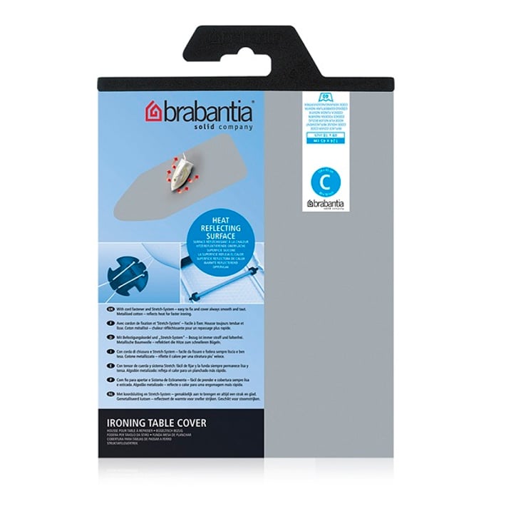 Калъф за маса за гладене Brabantia C 124x45cm, 2mm, Metallised