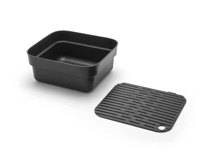 Купа за миене и отцеждане Brabantia, Dark Grey