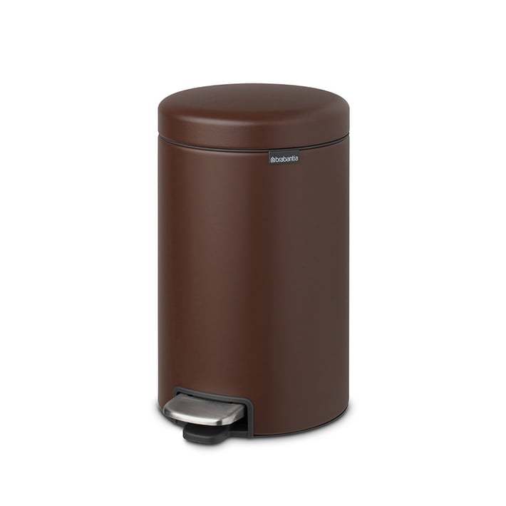 Кош за смет с педал Brabantia NewIcon 12L, Mineral Cosy Brown