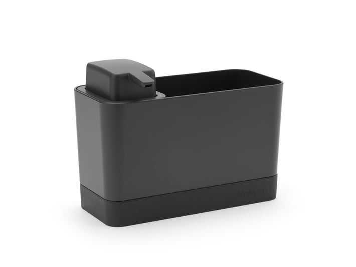 Органайзер за мивка с дозатор за течен сапун Brabantia Dark Grey