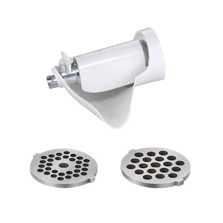 Месомелачка електрическа  Muhler MG-601 N, бял, приставка за домати