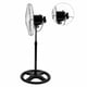 Вентилатор на стойка 18''Muhler FM-8138D 3в1, 70W, индустриален, на стойка, стена, под