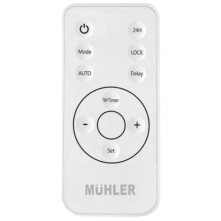 Печка вентилаторна за баня Muhler MBH-2007D, 2000W,  eлектронно упр.