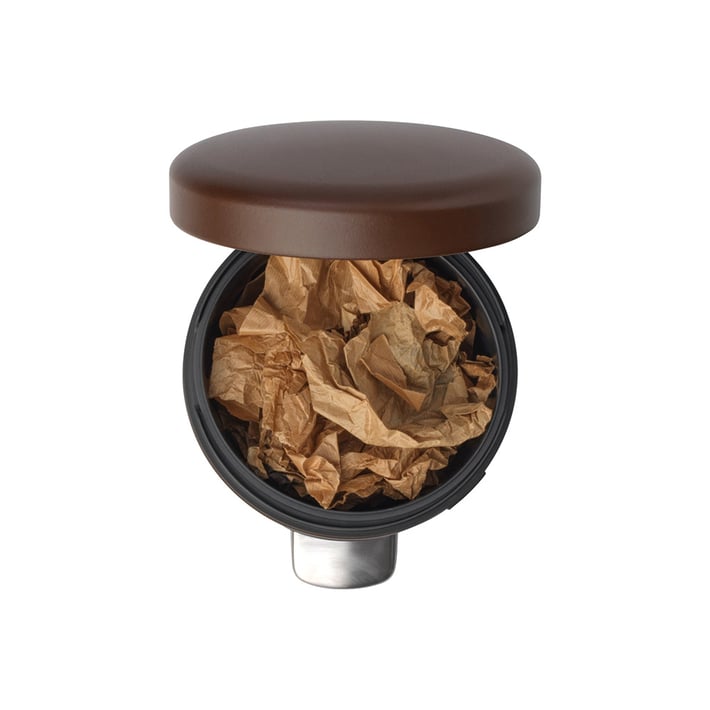 Кош за смет с педал Brabantia NewIcon 12L, Mineral Cosy Brown