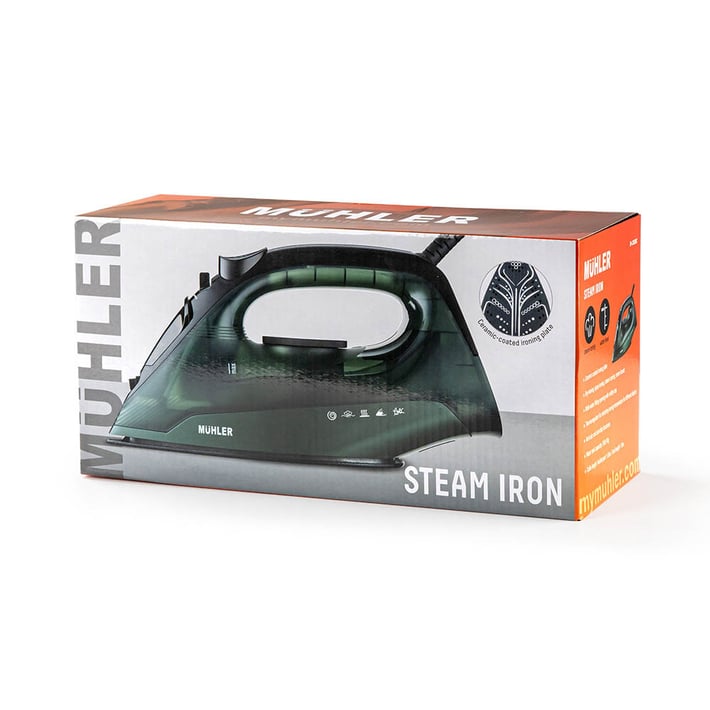 Промо-комплект Инверторна пералня Muhler IWM7140NWA, 7kg + Керамична парна ютия SI-2520C, 2400W