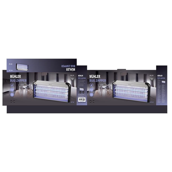 Инсектицидна лампа Muhler MIK-100, 40W, 100м2