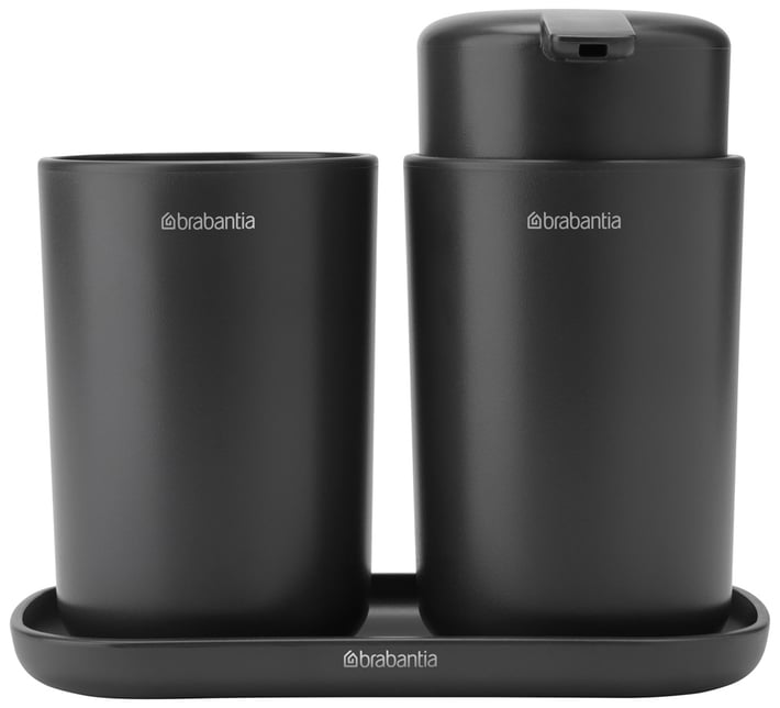 Комплект аксесоари за баня Brabantia ReNew Dark Grey 3 части