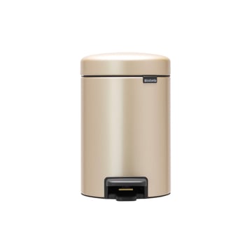 Coș de gunoi cu pedală Brabantia NewIcon 3L, Metallic Gold