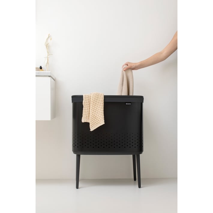 Кош за пране Brabantia Bo 60L, Matt Black