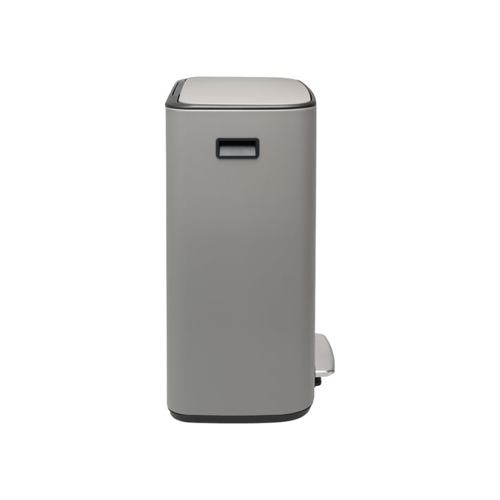 Кош за смет Brabantia Bo Pedal 60L, Mineral Concrete Grey