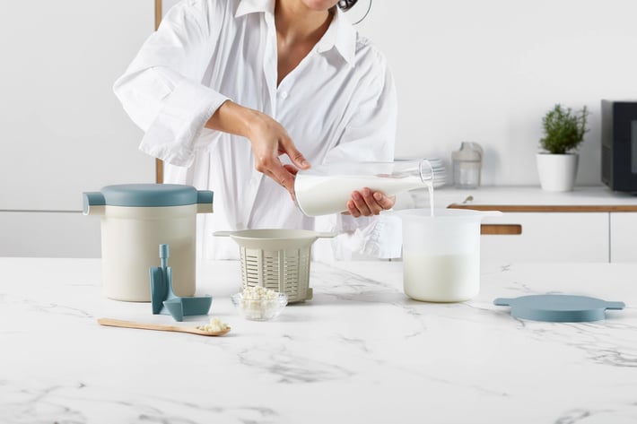 Комплект за приготвяне на кефир и йогурт Lekue