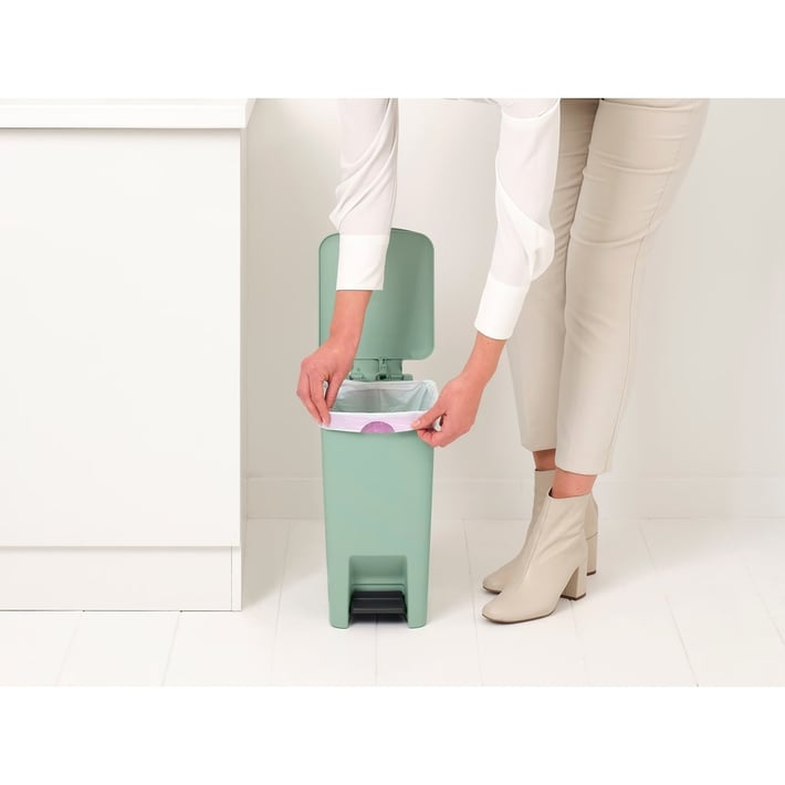 Кош за смет с педал Brabantia StepUp 10L, Jade Green