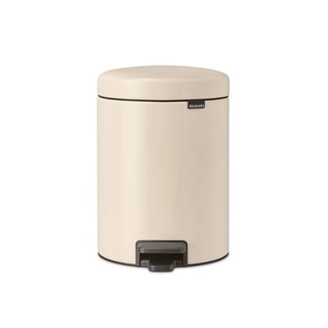 Coș de gunoi cu pedală Brabantia NewIcon 5L, Soft Beige