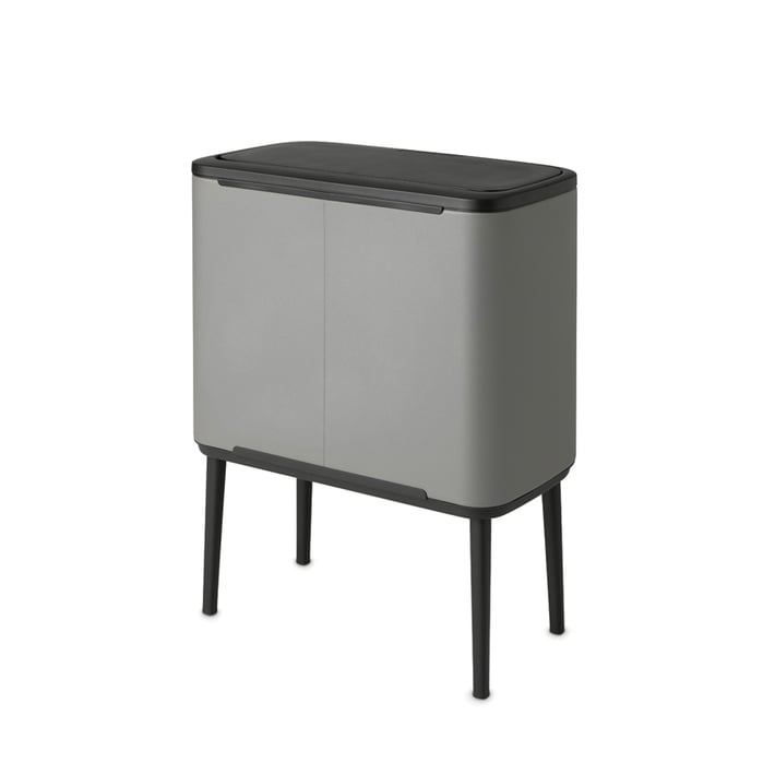 Кош за смет Brabantia Bo Touch 36L, Mineral Concrete Grey