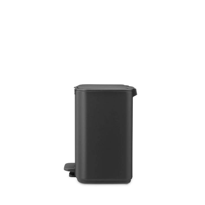 Coș de gunoi Brabantia Bo Pedal 7L, Mineral Infinite Grey