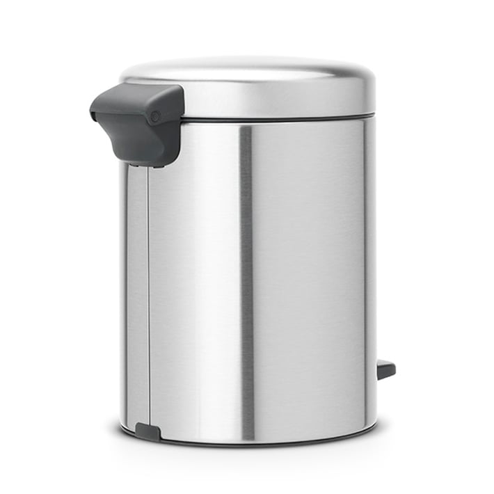 Кош за смет с педал Brabantia NewIcon 5L, Matt Steel Fingerprint Proof