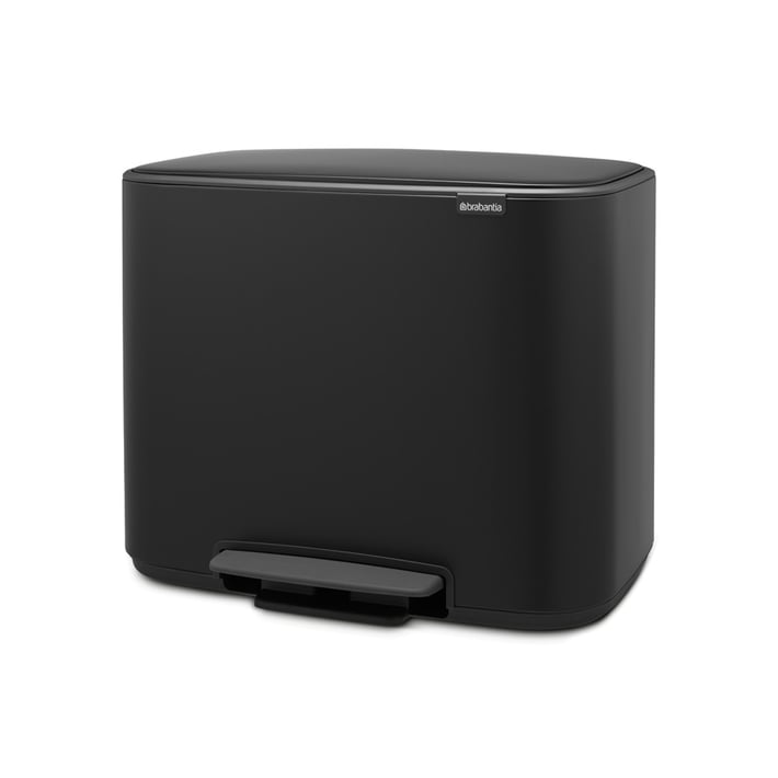 Кош за смет Brabantia Bo Pedal 36L, Matt Black