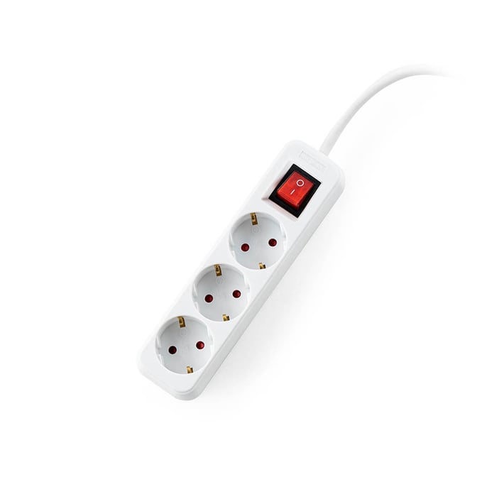 Разклонител Muhler с ключ, 3G, 1.5mm2,  5m дължина