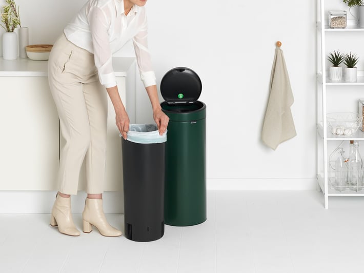 Кош за смет Brabantia Touch Bin New 30L, Pine Green