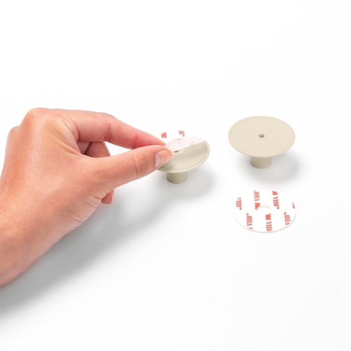 Комплект закачалка за кърпа Brabantia ReNew Soft Beige 2 броя