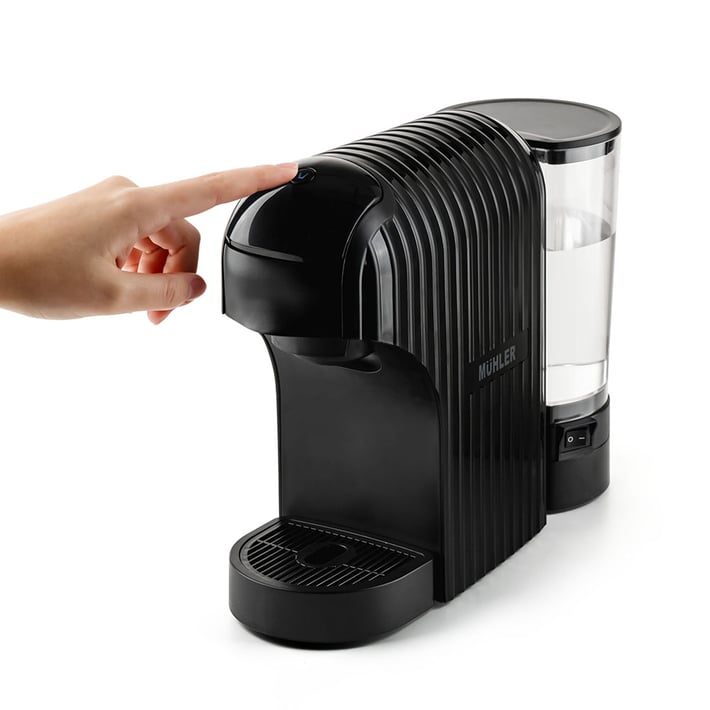 Промо-комплект Еспресо машина 3в1 Muhler MCM-601 + 2 чаши за еспресо Luigi Ferrero Coffeina 80ml + 30 капсули Dolce Gusto Espresso Intenso