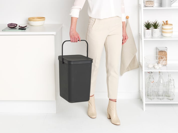 Кош за смет за разделно събиране Brabantia Sort&Go 25L, Grey
