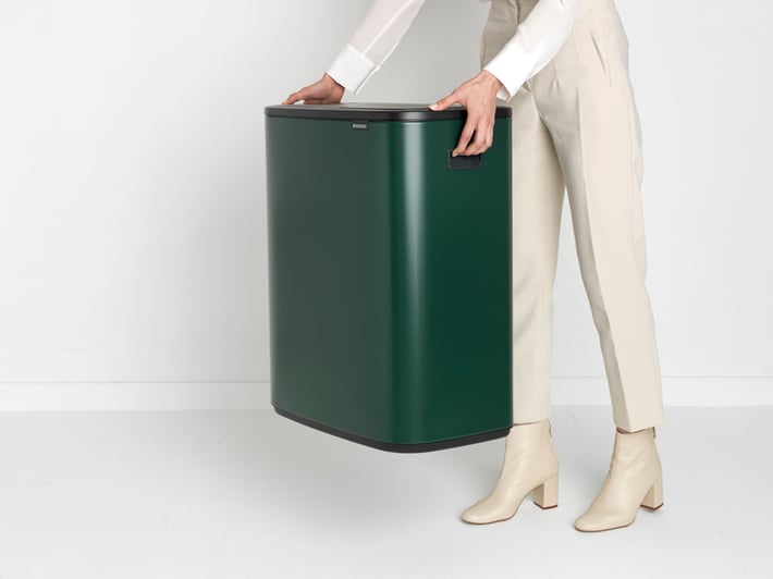 Кош за смет Brabantia Bo Touch 2x30L, Pine Green