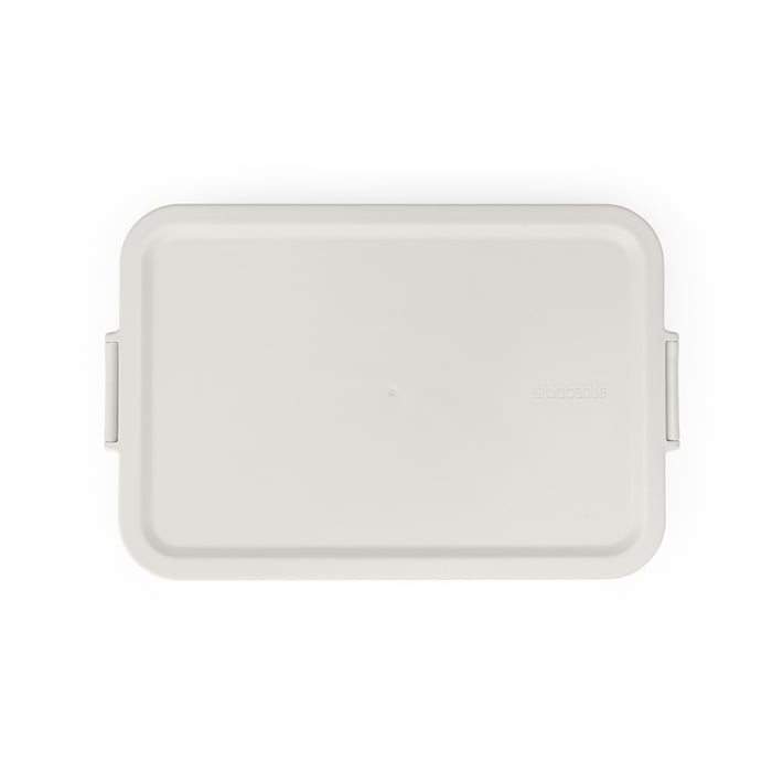 Кутия за обяд Brabantia Make&Take 1.1L, Light Grey, плоска