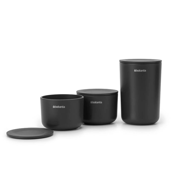 Комплект за съхранение на принадлежности Brabantia ReNew Dark Grey 3 части