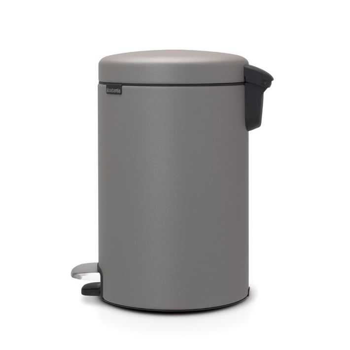 Кош за смет с педал Brabantia NewIcon 12L, Mineral Concrete Grey
