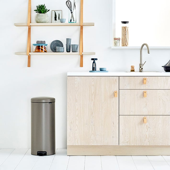 Кош за смет с педал Brabantia NewIcon 30L, Platinum