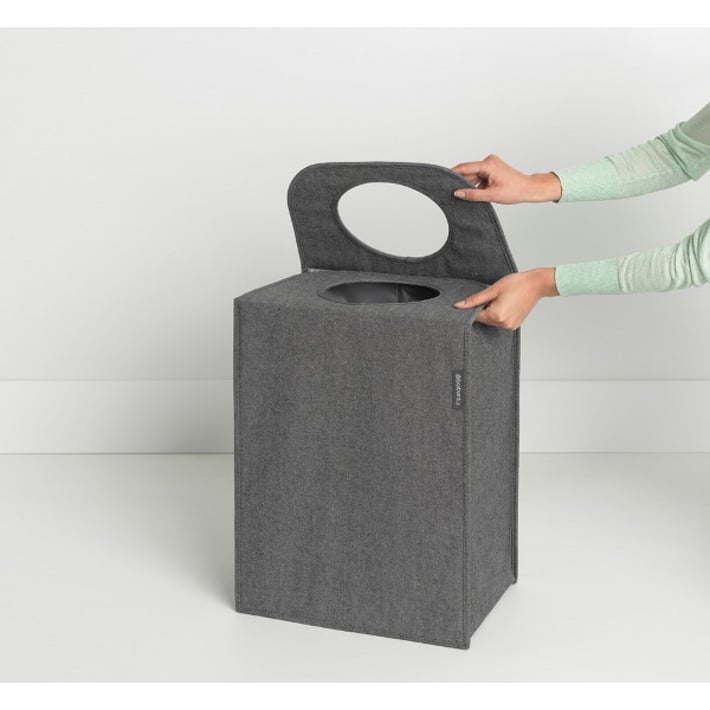 Торба пране Brabantia 55L, Pepper Black, правоъгълна