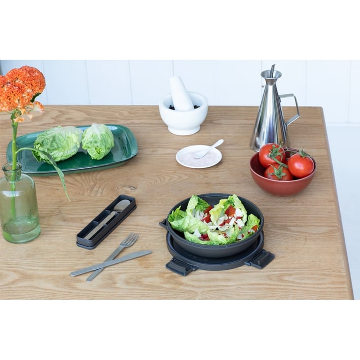 Lunch Bowl Brabantia Make&Take Dark Grey 1L, Plastic