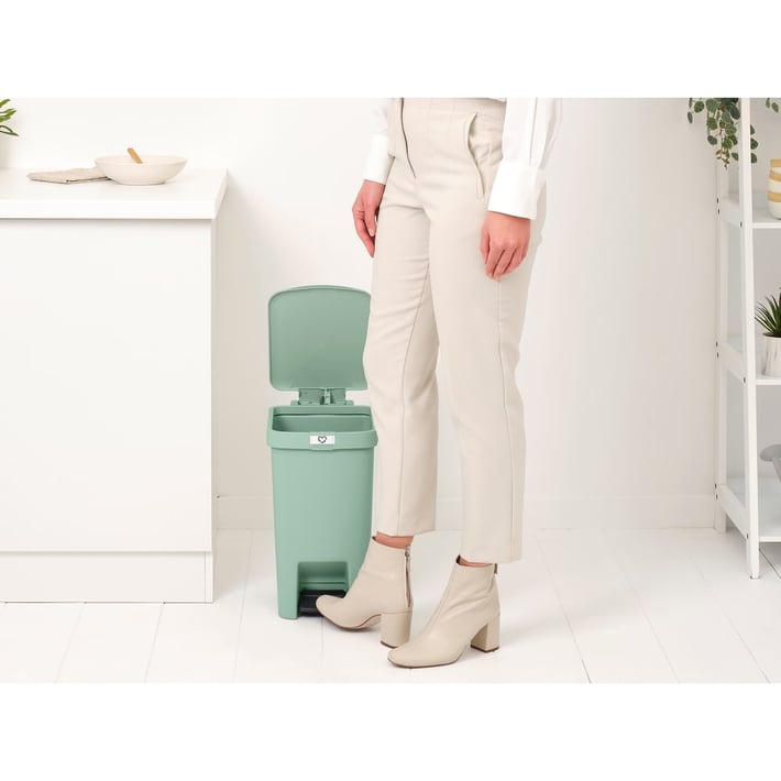 Кош за смет с педал Brabantia StepUp 16L, Jade Green
