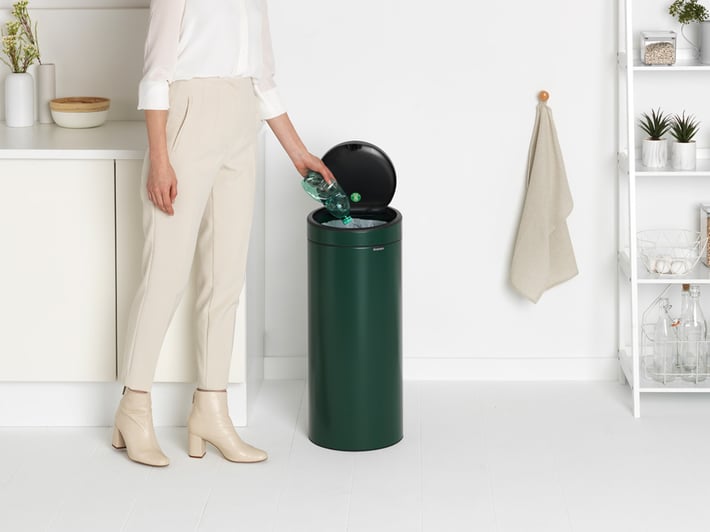 Кош за смет Brabantia Touch Bin New 30L, Pine Green