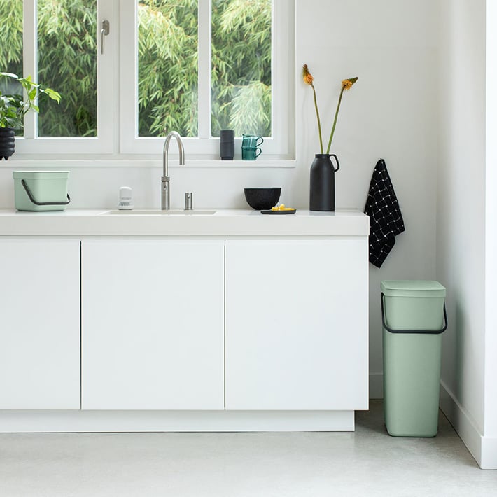 Кош за смет за разделно събиране Brabantia Sort&Go 6L, Jade Green