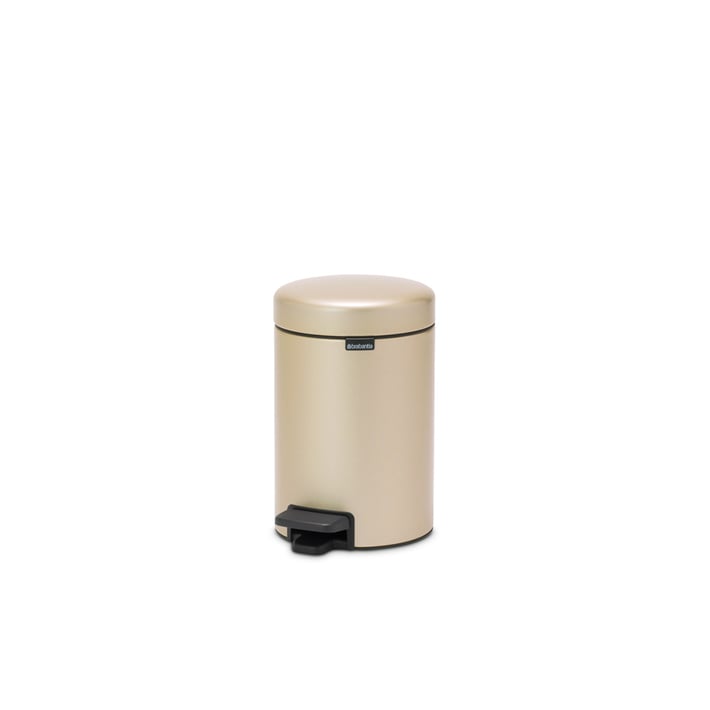 Кош за смет с педал Brabantia NewIcon 3L, Metallic Gold