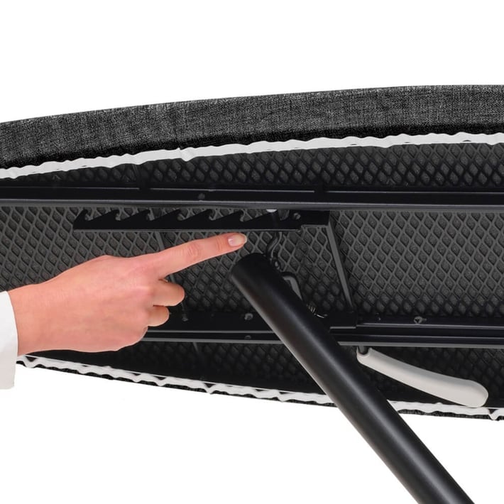 Ironing Board Brabantia D 135x45cm, Heat Resistant Iron Parking Zone, Denim Black