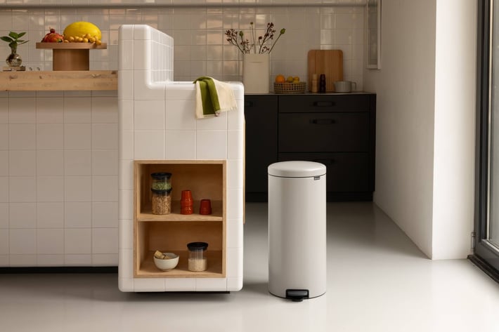 Кош за смет с педал Brabantia NewIcon 30L, Soft Grey