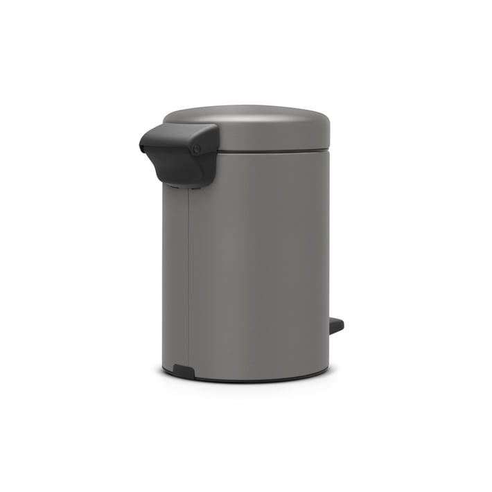 Кош за смет с педал Brabantia NewIcon 3L, Mineral Concrete Grey