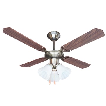 42'' Ceiling fan Muhler MCF-4042 N, 55W, lighting - 3 pcs bulbs, MDF